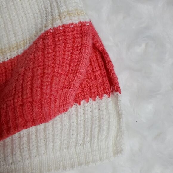 Maurices Striped V-neck Sweater Red White Blue Size XS - Picture 9 of 10